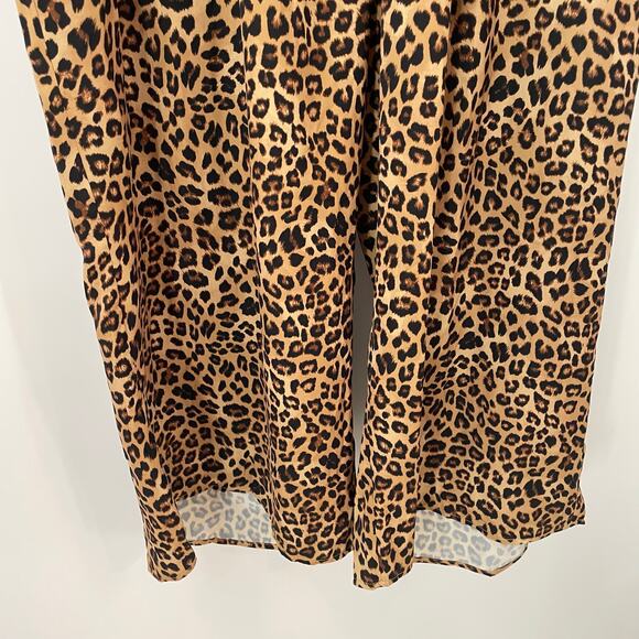 NWT Summersalt 2X Palazzo Pant With Ties Leopard Swim Cover-Up - Picture 4 of 9